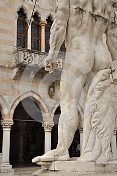 Udine, Friuli Venezia Giulia, Italy. Main square monuments photo
